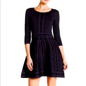 Nina Leonard Royal Blue/Black Church Dress